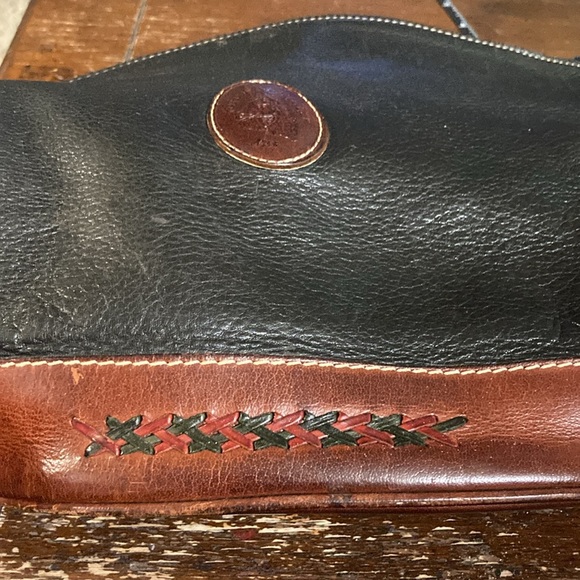 Vintage Green Hills black and brown leather bucket purse - Picture 15 of 15